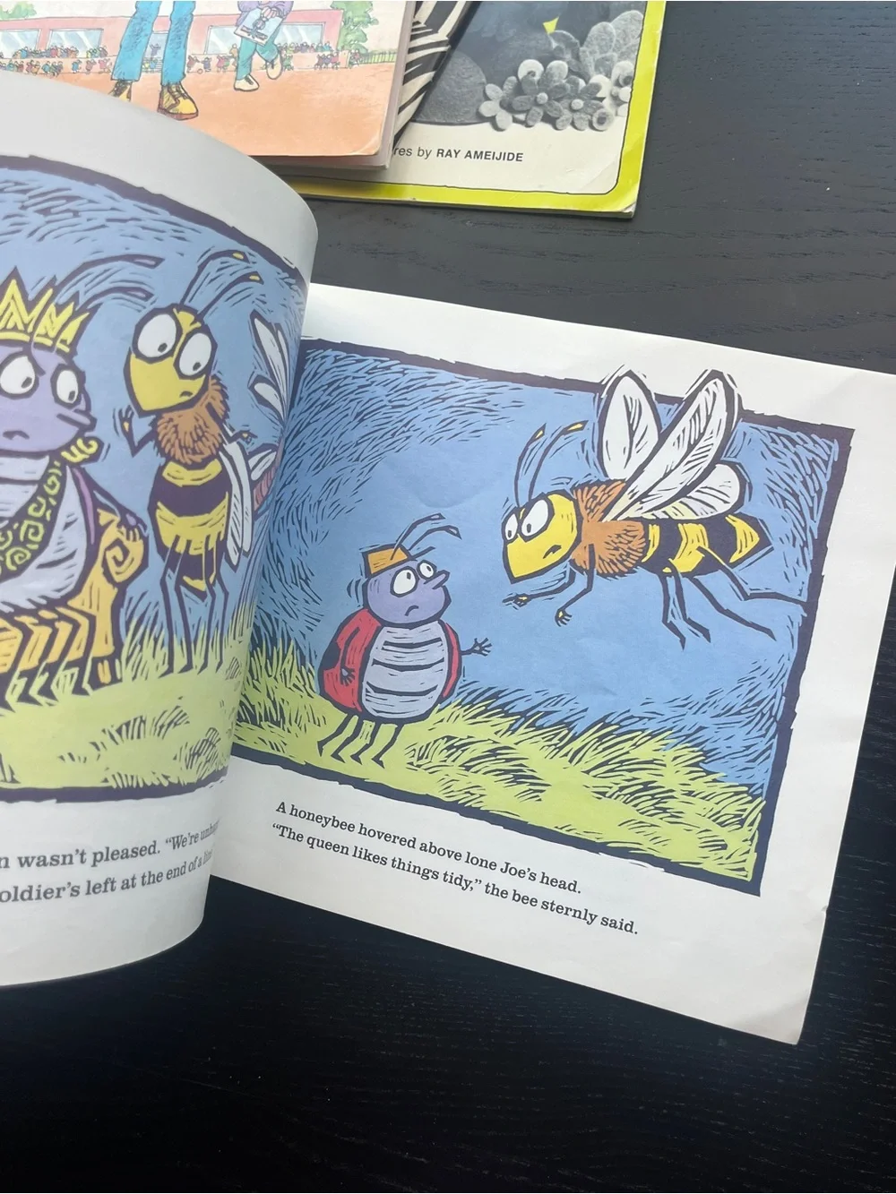 Vintage Children's Picture Books Lot 4 Bully Mouse Zebra Remainder